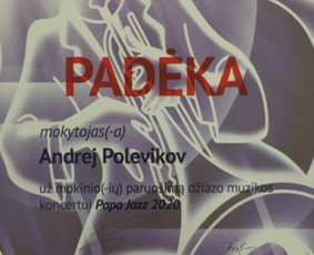 Fortepijono pamokos / Džiazas / Pop / Klasika / Andrej Polevikov / Darbų pavyzdys ID 1720099