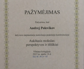 Fortepijono pamokos / Džiazas / Pop / Klasika / Andrej Polevikov / Darbų pavyzdys ID 1720141