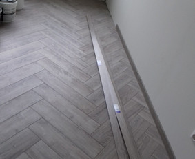 Parketo, vinilo, laminato. grindjuosčių. profilių montavimas / Linas / Darbų pavyzdys ID 1722897