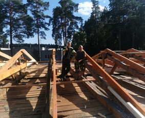 Stogu dengimas. / Stogai / Darbų pavyzdys ID 1739539