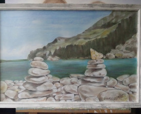 Peizažas.
Pastelė.40/60