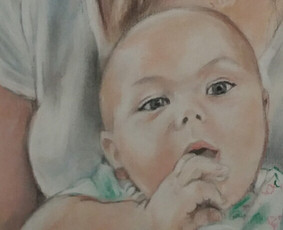 Fragmentas iš šeimos portreto.
Pastelė
