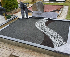 Dekoravimas granito skalda