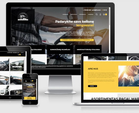 El. parduotuvių kūrimas - Interneto svetainių, el.parduotuvių kūrimas - 1