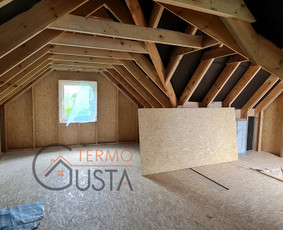 Stogo, oro tarpo, sienų, šiltinimas poliuretano putomis / UAB Termogusta / Darbų pavyzdys ID 1769495