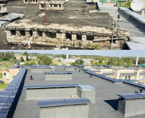 Plokščio stogo dengimas prilydoma ir Epdm danga, remontas / Gerasis stogininkas, UAB "Merlida" / Darbų pavyzdys ID 1780959