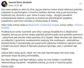Išsilaisvink su hipnoterapija / Edvinas Pučkelo / Darbų pavyzdys ID 1781569
