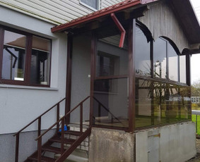Terasos. Dušo kabinos. Balkonai. Turėklai. Metalo gaminiai. / UAB "Arloks" / Darbų pavyzdys ID 1783005