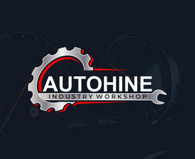 Autohine workshop industry logotipas