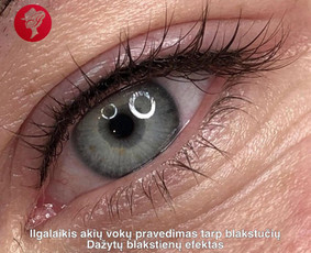 Akių permanentinis makiažas - Ilgalaikis makiažas Klaipėda Studija Ingida Permanent - 3