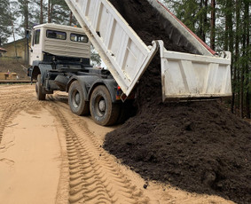 Juodžemis - Juodžemis Žvyras smėlis skalda gruntas asfaltas Transportas - 2