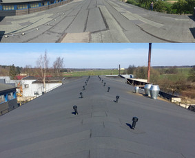 Plokščio stogo dengimas prilydoma ir Epdm danga, remontas / Gerasis stogininkas, UAB "Merlida" / Darbų pavyzdys ID 1815515