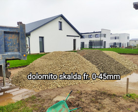 Dolomitas, asfaltas, žvyras, smėlis, juodžemis / MB Galus / Darbų pavyzdys ID 1816691