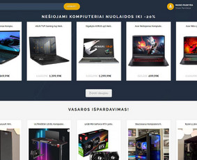 Interneto Svetainių ir El. Parduotuvių kūrimas. Seo darbai! / Artix.lt / Darbų pavyzdys ID 1820639