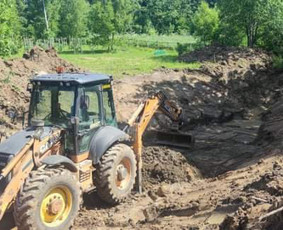 Ratinio ekskavatoriaus (račioko) paslaugos Polių grežimas / UAB Savruna / Darbų pavyzdys ID 1826305
