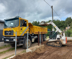 Ekskavatoriaus nuoma Žvyras smėlis juodžemis skalda atsijos / MB Beltrans / Darbų pavyzdys ID 1827647