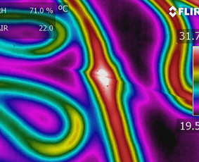 Akredituoti pastatų sandarumo bandymai, termovizija - Grindinio šildymo defektų nustatymas - 4 Grindinio šildymo defektų nustatymas - Akredituoti pastatų sandarumo bandymai, termovizija - 4