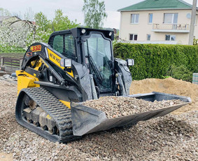Ekskavatorinio krautuvo račioko bobcat nuoma skalda žvyras / Technika žemės kasimo darbai / Darbų pavyzdys ID 1848545