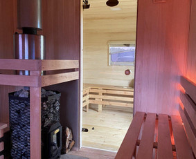 Laisvalaikis, pramogos, turizmas - Mobili pirtis-kempėris nuoma Pirtis ant ratu - 4