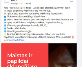 Rinkodaros specialistė, tekstų kūrėja Lt ir En / Jelena Kirpa / Darbų pavyzdys ID 1866883