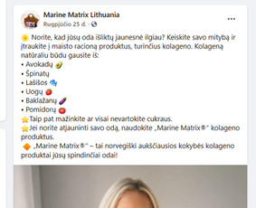 Rinkodaros specialistė, tekstų kūrėja Lt ir En / Jelena Kirpa / Darbų pavyzdys ID 1866891