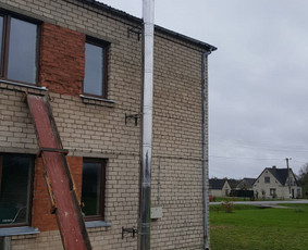 Pristatomi kaminai, Kaminų įdėklai, Montavimas. Skardiname. - Pristatomi kaminai, montavimas - 3 Pristatomi kaminai, montavimas - Pristatomi kaminai, Kaminų įdėklai, Montavimas. Skardiname. - 3