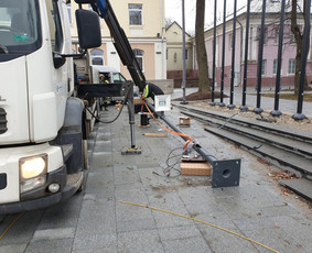 Sunkvežimio su manipuliatoriumi nuoma (fiskaro nuoma) kranas / UAB "Inpromus Transport" / Darbų pavyzdys ID 1870903