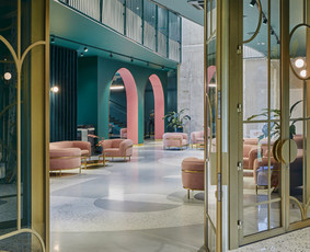ULTRATOP TERRAZZO ir ULTARTOP POLISHED liejamų dekoratyvinio betono grindų sistema. SPA poilsio centras, Birštonas.