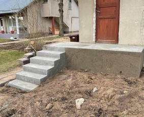 Grindų betonavimas - Betoniniai laiptai - 2 Betoniniai laiptai - Grindų betonavimas - 2