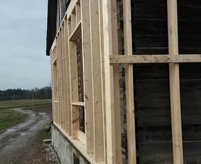 Karkasinių namų statyba, pamatai, stogai, mūras / MB ,,Vytekalt " / Darbų pavyzdys ID 1883623