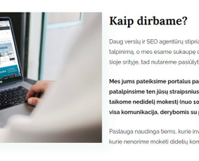 Seo ir Ai Seo paslaugos Lietuvos bei užsienio projektams / Edvinas Pozniakas | Outranki / Darbų pavyzdys ID 1884527