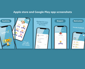 Mobiliosios aplikacijos screenshot'ai apple store ir google play