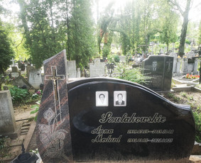 Raidžių kalimas ant paminklo kapinėse / Raidžių kalimas ant paminklo / Darbų pavyzdys ID 1892437