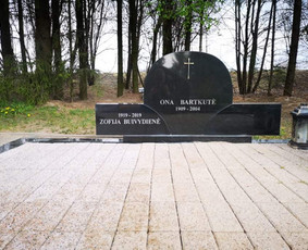 Raidžių kalimas ant paminklo kapinėse / Raidžių kalimas ant paminklo / Darbų pavyzdys ID 1892561