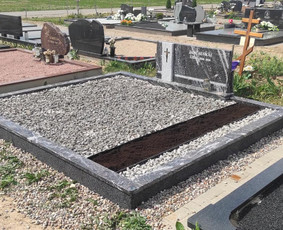 Kapų tvarkymas. Gamyba, bei prekyba granito gaminiais. - Kapavietės užpylimas skaldele - 3 Kapavietės užpylimas skaldele - Kapų tvarkymas. Gamyba, bei prekyba granito gaminiais. - 3