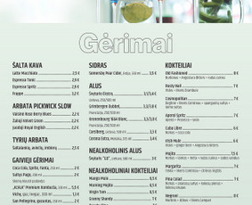 Kavinių ir restoranų meniu maketavimas - Dizaino kūrimo, maketavimo paslaugos - 4