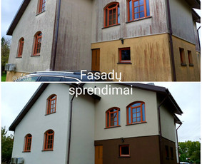 Fasadų šiltinimas ir apdaila. Klaipėda. / Saulius Fasadai / Darbų pavyzdys ID 1903617