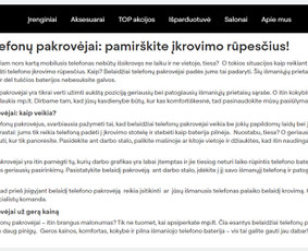 Tekstų rašymas: Seo, prekių aprašymai, facebook įrašai ir kt / Ieva Liubšytė / Darbų pavyzdys ID 1903997