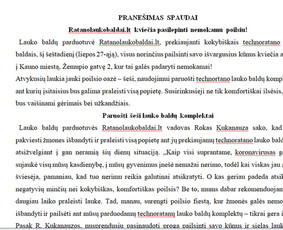 Tekstų rašymas: Seo, prekių aprašymai, facebook įrašai ir kt - Pranešimų spaudai rengimas - 2 Pranešimų spaudai rengimas - Tekstų rašymas: Seo, prekių aprašymai, facebook įrašai ir kt - 2