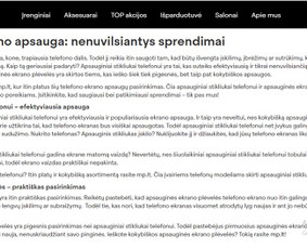 Tekstų rašymas: Seo, prekių aprašymai, facebook įrašai ir kt / Ieva Liubšytė / Darbų pavyzdys ID 1904961