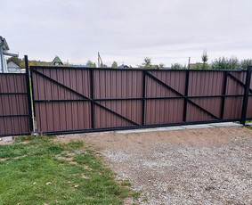 Kiemo vartai, gamyba - Metalo konstrukcijos - 2