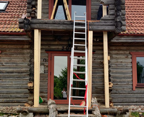 Stogo dengimas, Mediniai namai, Remontas, Renovacija / Pastatų statybos paslaugos / Darbų pavyzdys ID 1909431