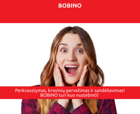 Sandėliuojame jūsų prekes, daiktus ir kita! / UAB BOBINO komanda / Darbų pavyzdys ID 1914487