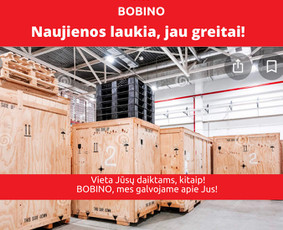 Sandėliuojame jūsų prekes, daiktus ir kita! / UAB BOBINO komanda / Darbų pavyzdys ID 1914495