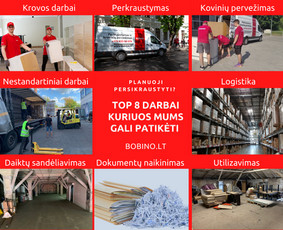 Perkraustymo paslaugos, krovinių pervežimas, sandėliavimas. - Perkraustymo paslaugos - 1 Perkraustymo paslaugos - Perkraustymo paslaugos, krovinių pervežimas, sandėliavimas. - 1