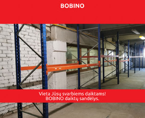 Sandėliuojame jūsų prekes, daiktus ir kita! - Nekilnojamo turto nuoma - 1 Nekilnojamo turto nuoma - Sandėliuojame jūsų prekes, daiktus ir kita! - 1