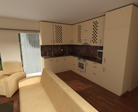 Virtuvės baldų projektavimas - Baldu projektavimas, 3d vizualizacija - 3