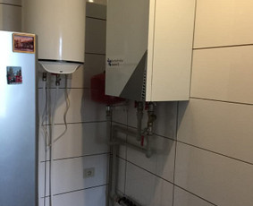 250€ lauko dalis, instaliacijos pravedimas,  nuo 300€ santechnine dalis viduje