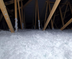 Perdangos šiltinimas - Šiltinimas pučiama vata Knauf Supafil, Ekowool, Steico . - 2