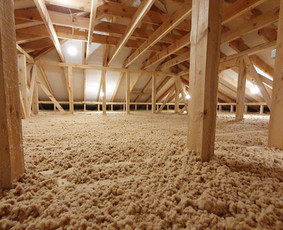 Statybos, apdaila - Šiltinimas pučiama vata Knauf Supafil, Ekowool, Steico . - 1